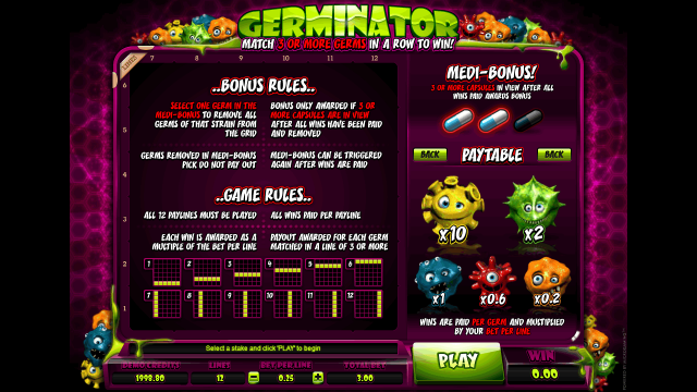 Бонусная игра Germinator 5
