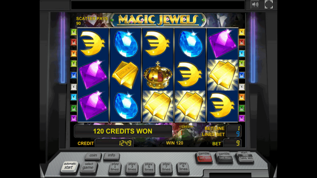 Игровой интерфейс Magic Jewels 2