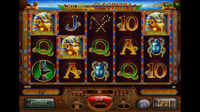 Бонусная игра Riches Of Cleopatra 10