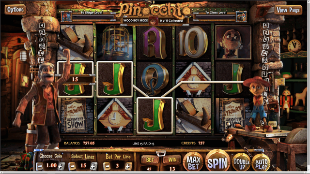 Игровой интерфейс Pinocchio 7